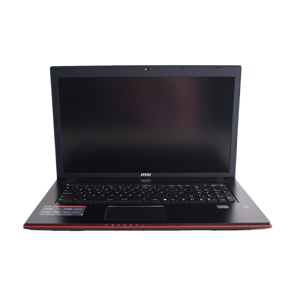 Notebook gamer con pantalla de 17 pulgadas.
                                 Color del producto: negro y rojo